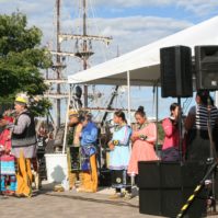 Entertainment at Tall Ship event
