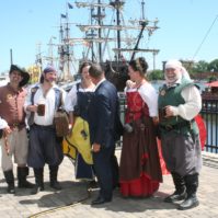 Costumes at Tall Ships festival